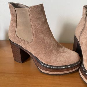 Altar’d State Suede Booties - Size 8